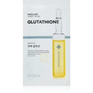 Olcsóbb MisshaMascure Glutathione fehérítő gézmaszk