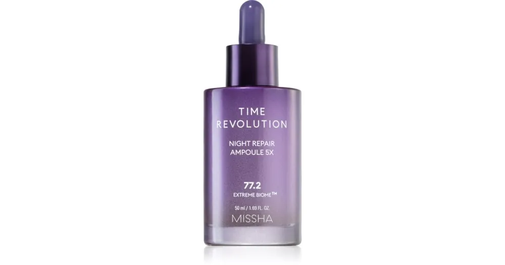 MisshaTime Revolution Night Repair Ampoule intenzív éjszakai ápolás ránctalanító hatással Kiárusítás