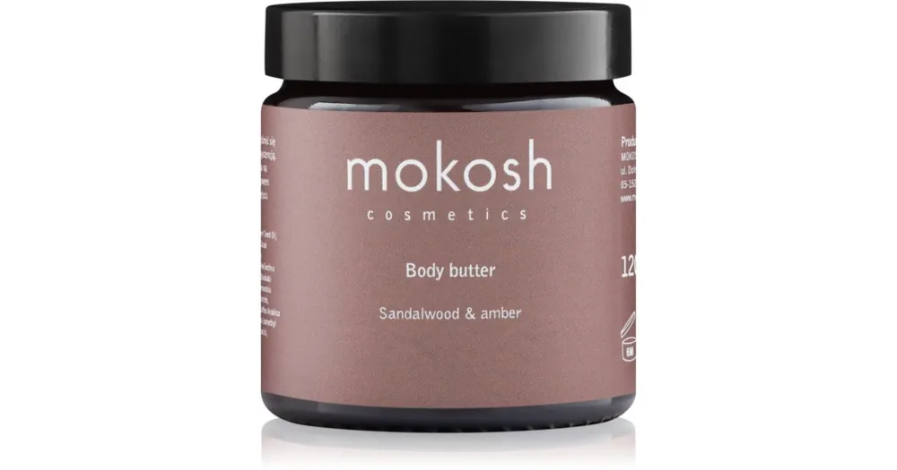 MokoshSandalwood & Amber tápláló vaj a testre Kedvezmény