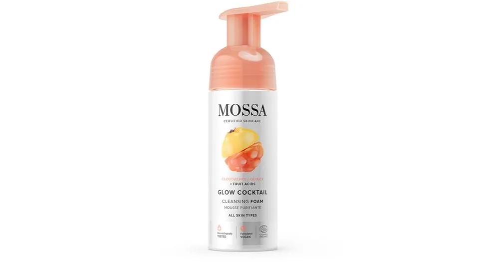 Olcsóbb MossaGlow Coctail tisztító hab az arcra
