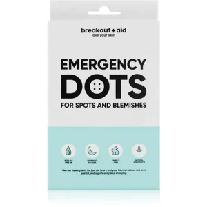 Akció breakout + aidEmergency Dots For Spots and Blemishes helyi ápolás pattanások ellen az arcra, dekoltázsra és hátra teafaolajjal