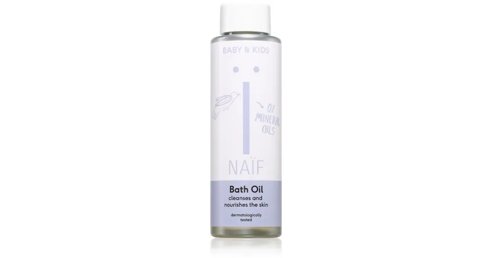 Olcsó NaifBaby & Kids Bath Oil tejfürdő olaj újszülötteknek és kisgyermekeknek