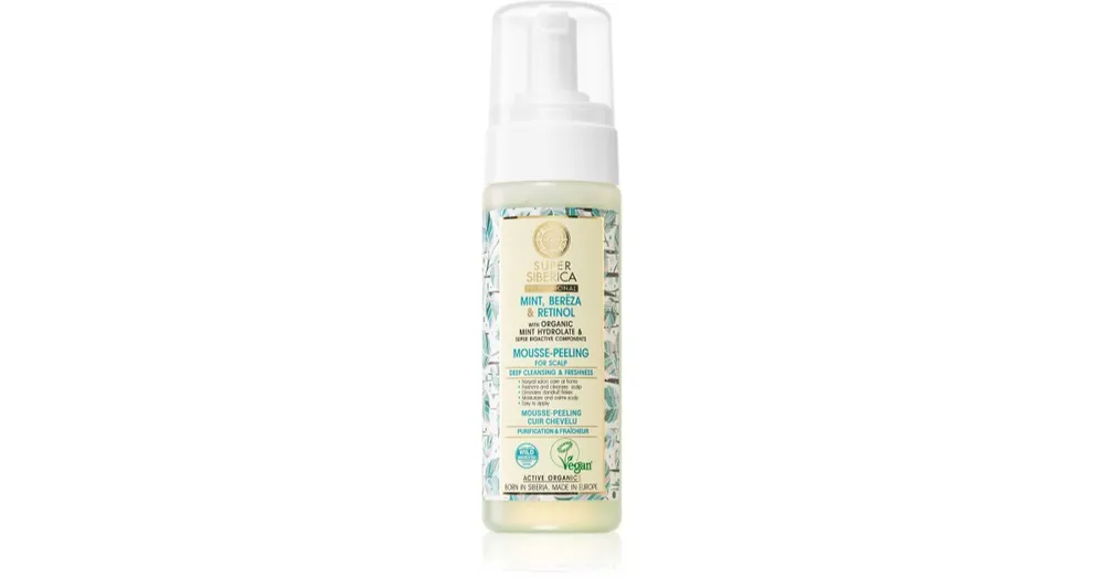 Natura SibericaMint, Bereza & Retinol peeling hab fejbőrre Legnépszerűbb