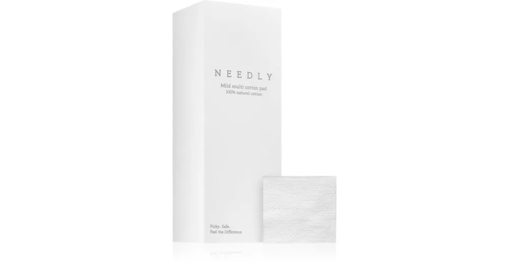 NEEDLYMild Cleansing Multi Cotton Pad Pamut vattakorong bőrtisztításhoz és sminklemosáshoz Legjobb ár