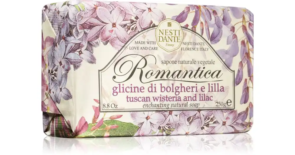 Kedvezményes ár Nesti DanteRomantica Tuscan Wisteria & Lilac természetes szappan