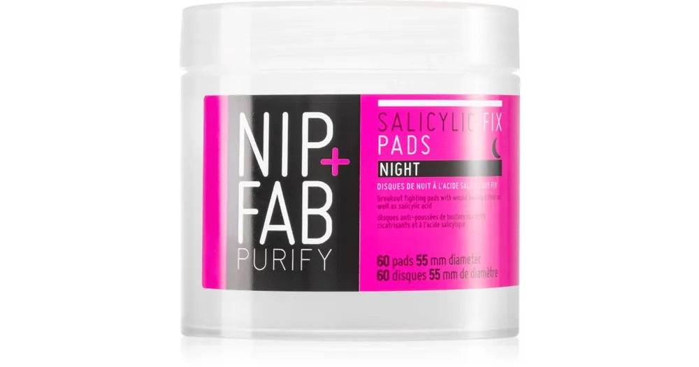 Kedvezményes ár NIP+FABSalicylic Fix tisztító vattakorong éjszakára
