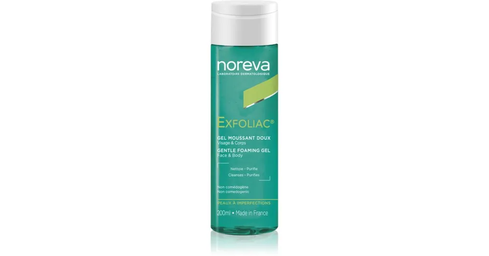 Gyors kiszállítás NorevaExfoliac Gentle Foaming Gel gyengéd habos gél a problémás bőrre