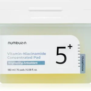 Legnépszerűbb NumbuzinNo. 5 Glutathione Vitamin Concentrated Toner Pad tonizáló párnák élénk és hidratált bőr