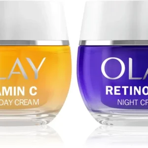 Kiárusítás OlayVitamin C Brighten & Glow szett a bőr intenzív hidratálásához