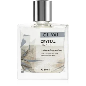 OlivalCrystal Dry Oil multifunkciós csillogó olaj arcra, testre és hajra Biztonságos vásárlás