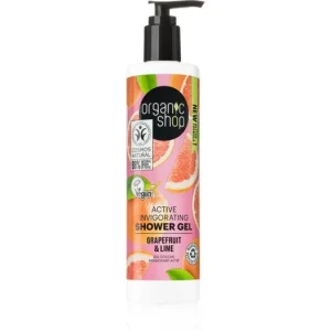 Akciós ár Organic ShopGrapefruit & Lime aktív tusfürdő gél