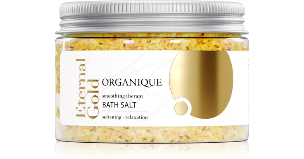 OrganiqueEternal Gold Smoothing Therapy relaxáló fürdősó Akció