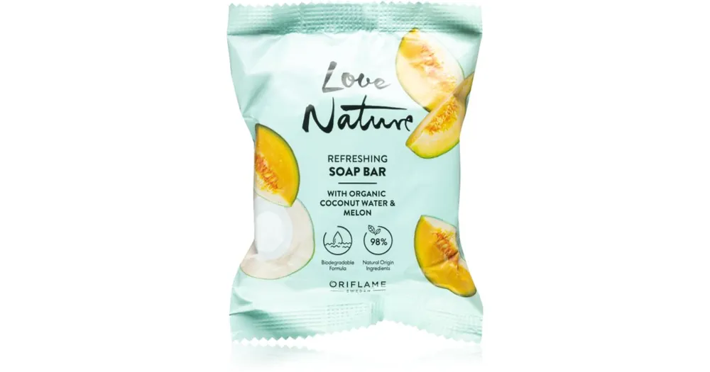 Nézd meg most OriflameLove Nature Coconut Water & Melon tisztító kemény szappan