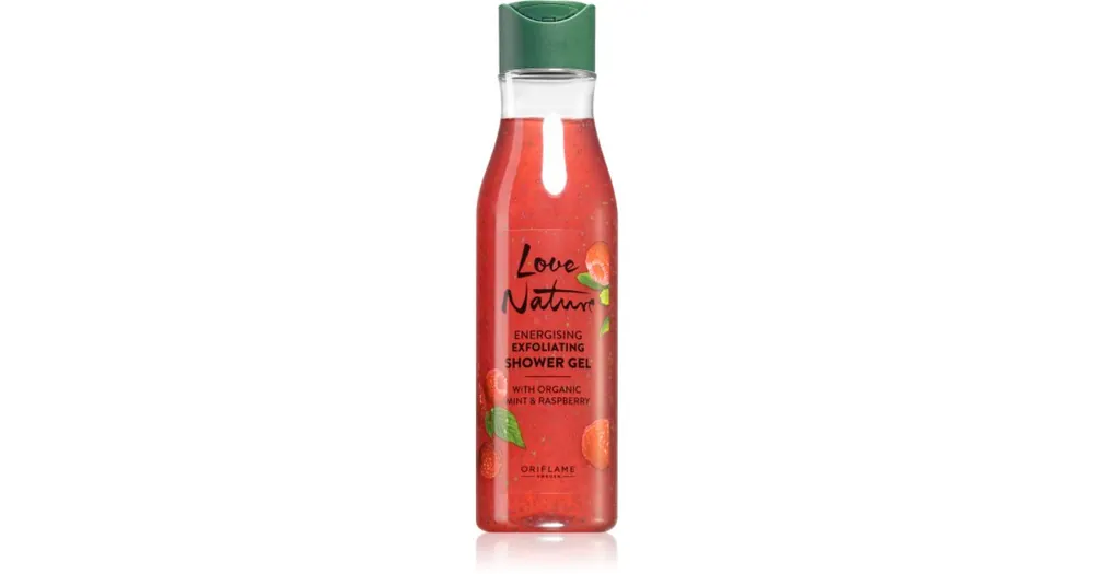 Csak ma OriflameLove Nature Organic Mint & Raspberry hámlasztó tusfürdő gél