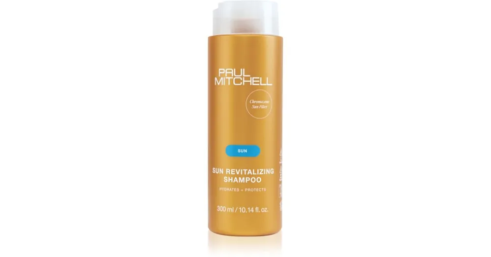 Árcsökkenés Paul MitchellSun Revitalizing Shampoo hidratáló sampon nap, klór és sós víz által terhelt hajra