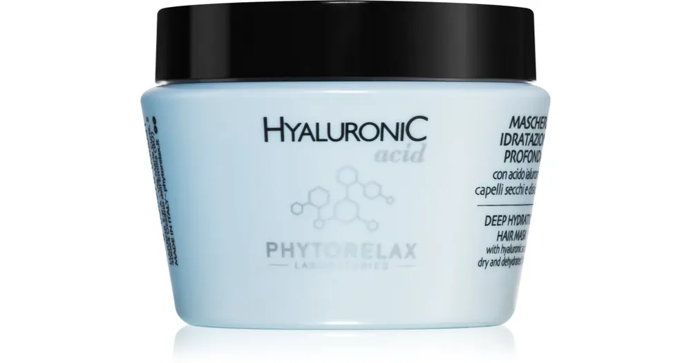 Újdonság Phytorelax LaboratoriesHyaluronic Acid tápláló hajpakolás száraz hajra