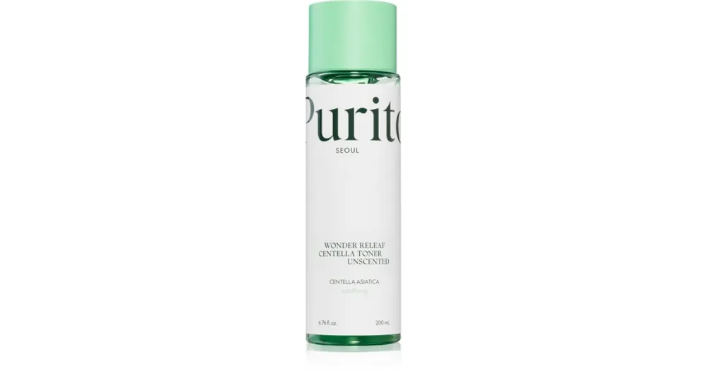 Legnépszerűbb PuritoWonder Releaf Centella Toner Unscented nyugtató tonik arcra az érzékeny arcbőrre