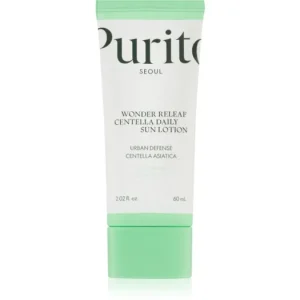 Exkluzív ajánlat PuritoWonder Releaf Centella Daily Sun Lotion gyengéd védő arckrém SPF 50+