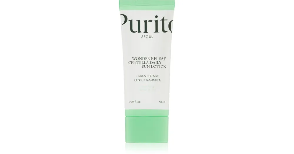 Exkluzív ajánlat PuritoWonder Releaf Centella Daily Sun Lotion gyengéd védő arckrém SPF 50+