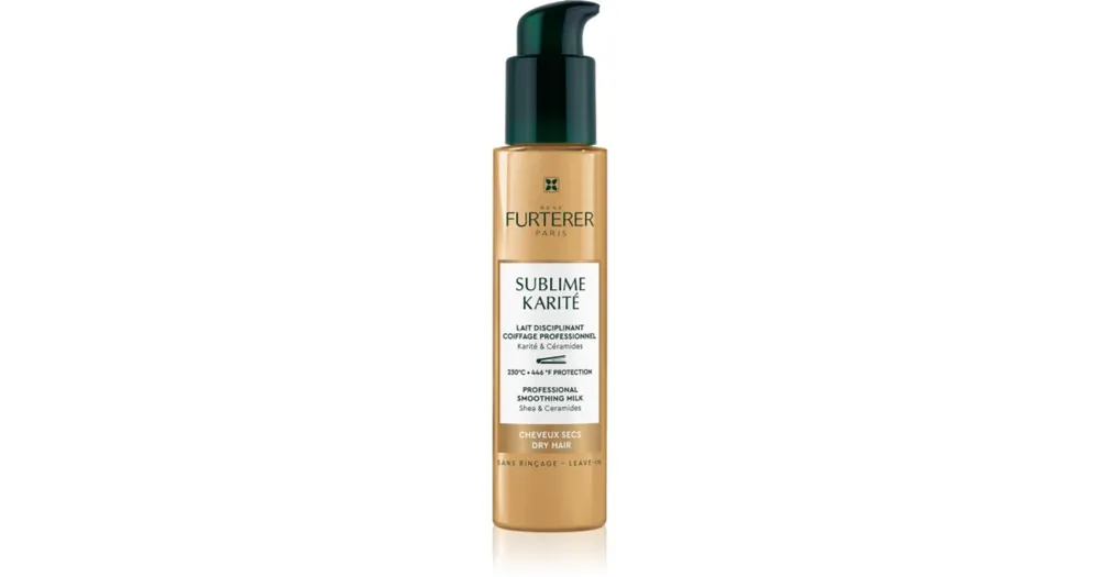 René FurtererSublime Karité Professional smoothing milk öblítés nélküli krémes ápolás száraz hajra Csak ma