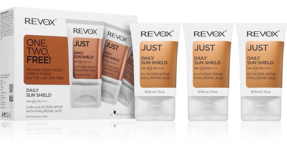 Revox B77JUST Daily Sun Shield ápoló arckrém SPF 50+ Gyors szállítás