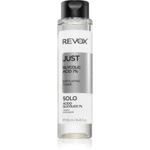 Revox B77JUST Glycolic Acid 7% gyengéd bőrhámlasztó tonik Biztonságos fizetés
