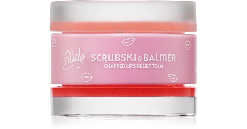 Szezonális akció Rude CosmeticsScrubski & Balmer ajakbalzsam és peeling