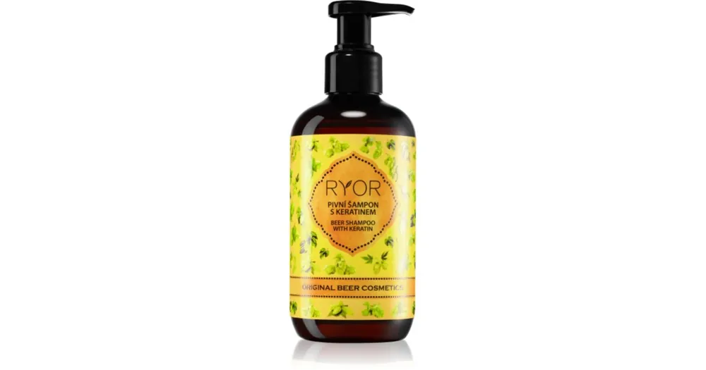 Alacsony ár RYOROriginal Beer Cosmetics sört tartalmazó hajsampon keratinnal