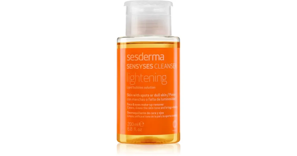 Legkelendőbb SesdermaSensyses Cleanser Lightening make-up lemosó a hiperpigmentációs bőrre