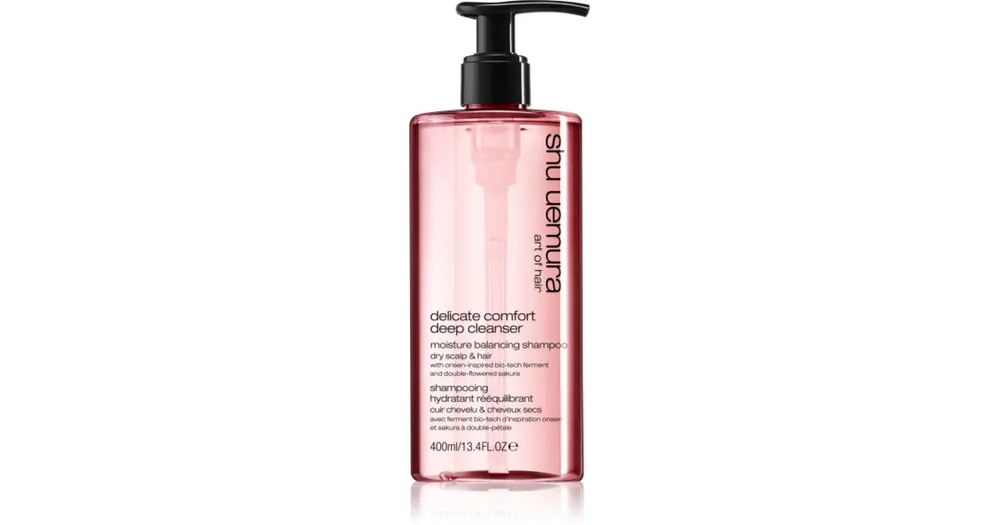 Végkiárusítás Shu UemuraDeep Cleanser Delicate Comfort hidratáló sampon száraz hajra
