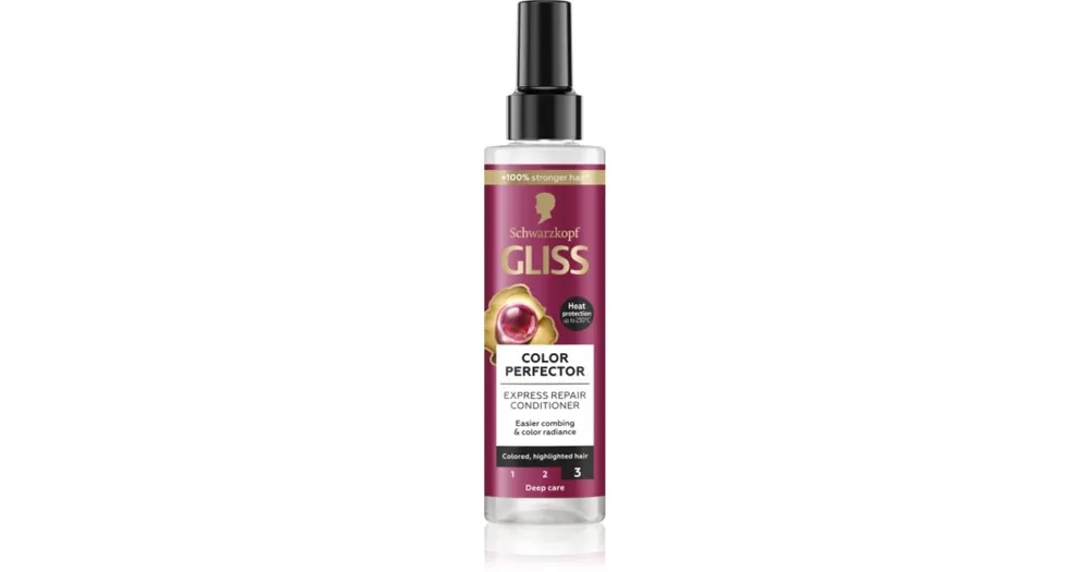 SchwarzkopfGliss Color Perfector regeneráló balzsam festett vagy melírozott hajra Bestseller