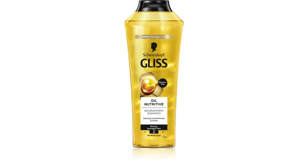 Legjobb ár SchwarzkopfGliss Oil Nutritive tápláló sampon olajjal
