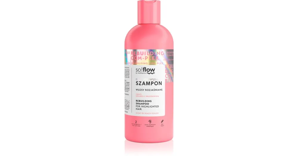 Ne maradj le so!flowRebuilding Com-Plex Shampoo For Highlighted Hair regeneráló sampon szőkített hajra