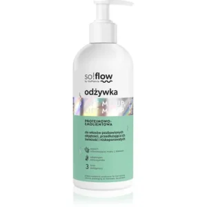 Kiárusítás so!flowHair Without Volume Protein-Emollient Conditioner kondicionáló lelapuló hajra