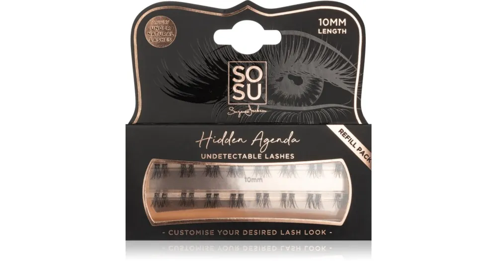 Kedvezmény SOSU CosmeticsHidden Agenda Undetectable Lashes Csomómentes elválasztott szempillák
