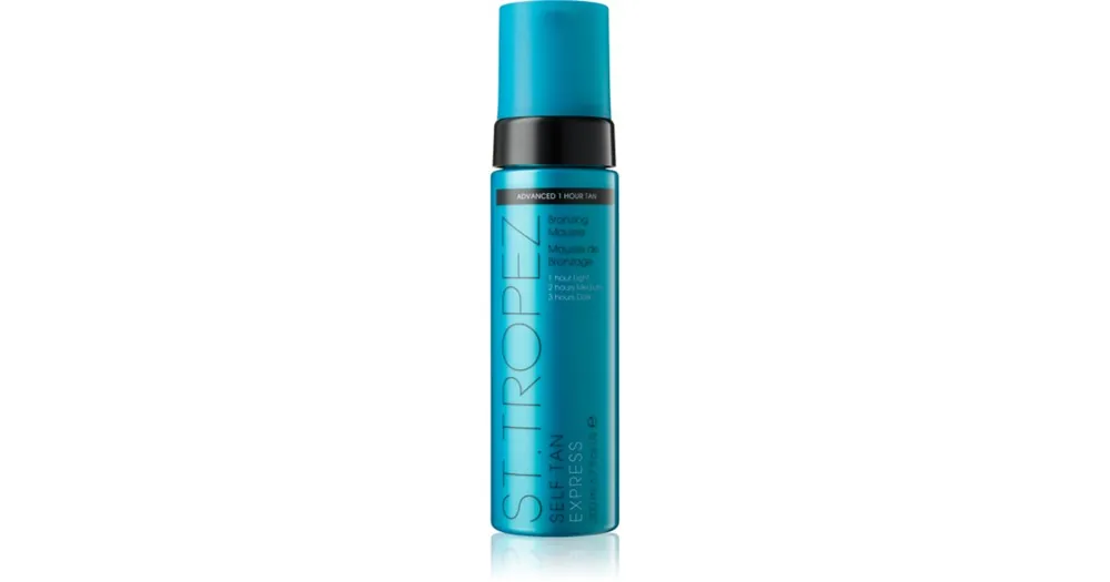 St.TropezSelf Tan Express Bronzing Mousse gyorsan felszívódó önbarnító hab Gyors szállítás