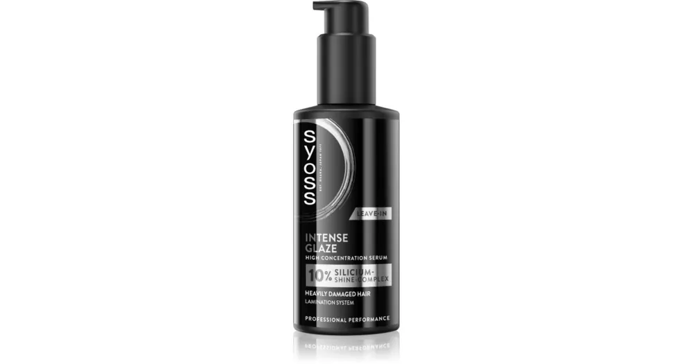 Nézd meg most SyossIntense Glaze High Concentration Serum leöblítést nem igénylő szérum nagyon sérült hajra