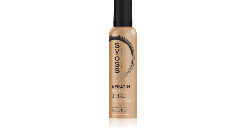 SyossKeratin Mousse fixáló hab keratinnal Biztonságos fizetés