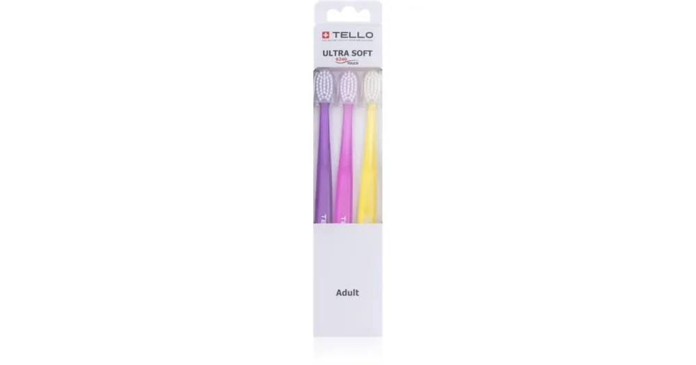 TELLO6240 Ultra Soft 3pack fogkefe Olcsó