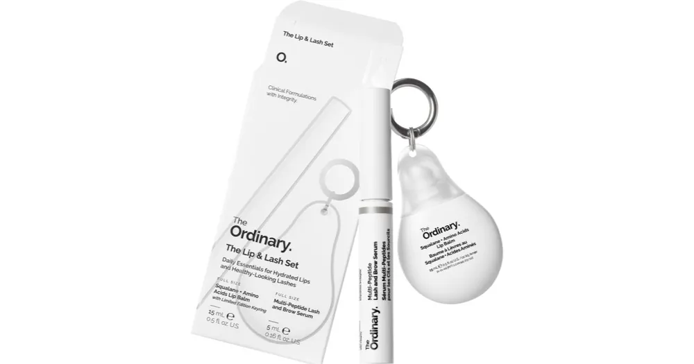 The OrdinaryThe Lip & Lash Set ajándékszett Expressz szállítás