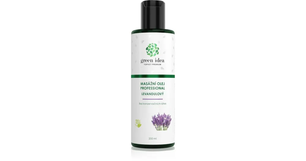 Green IdeaMassage oil Lavender masszázsolaj Különleges ajánlat