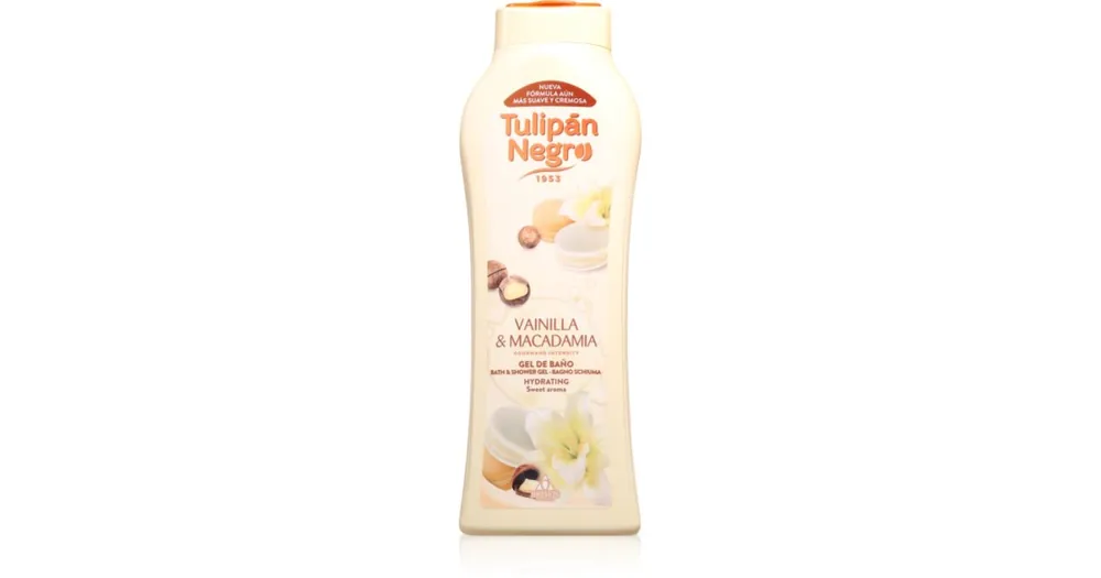 Tulipán NegroVanilla Y Macadamia tusfürdő gél Rendeld meg most