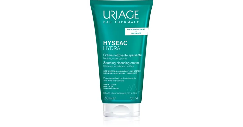 UriageHyseac Hydra Soothing Cleansing Cream nyugtató és tisztító krém a pattanások kezelése által kiszárított és irritált bőrre Rendeld meg most