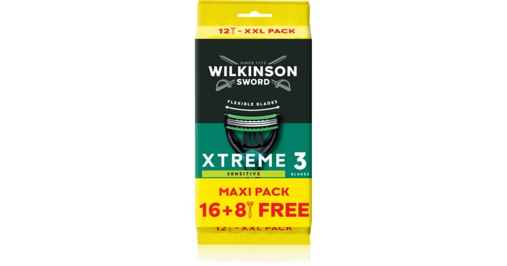 Wilkinson SwordXtreme 3 Sensitive eldobható borotvák uraknak Legjobb ár