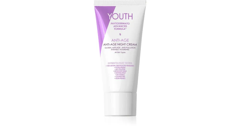 YOUTHAnti-Age Anti-Age Night Cream regeneráló éjszakai krém érett bőrre Vásárlói kedvenc