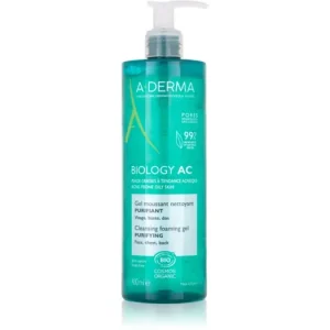 Alacsony ár A-DermaBiology AC tisztító habzó gél kombinált és zsíros bőrre