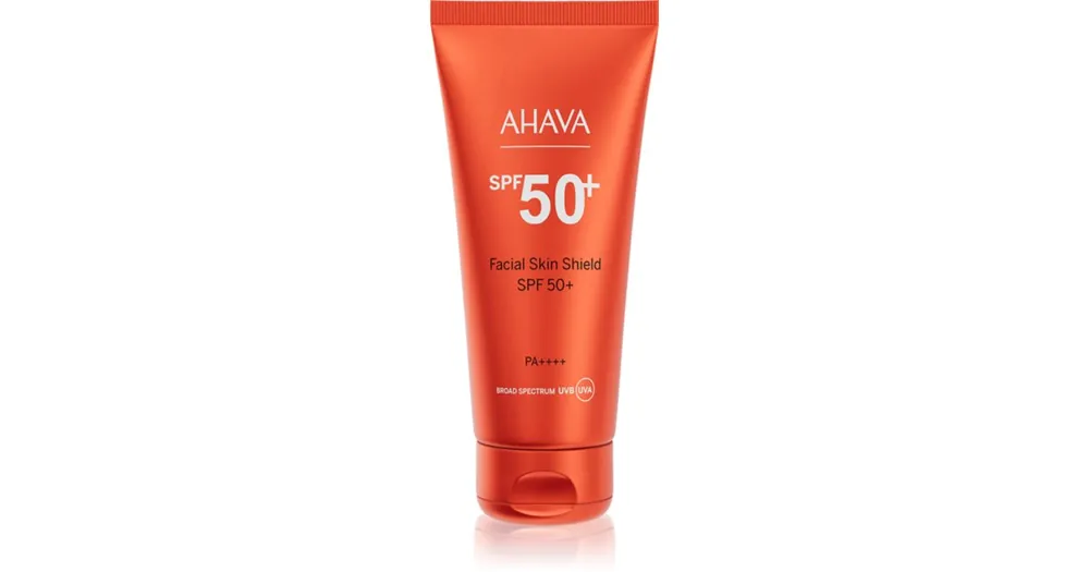 Kedvezmény AHAVAFacial Skin Shield ápoló arckrém SPF 50+