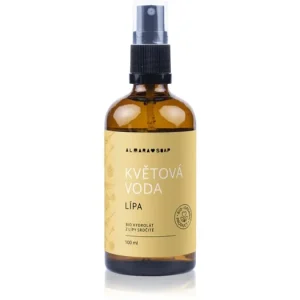 Legkelendőbb Almara SoapFloral Water Linden bőrtisztító víz az érzékeny arcbőrre