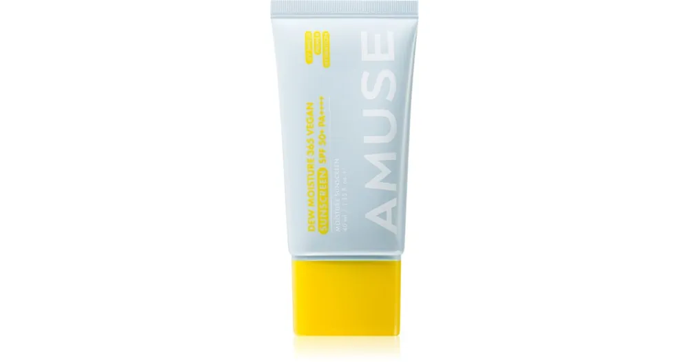 AMUSEDew Moisture 365 Vegan Sunscreen napozó fluid az arcra hidratáló hatással Akció