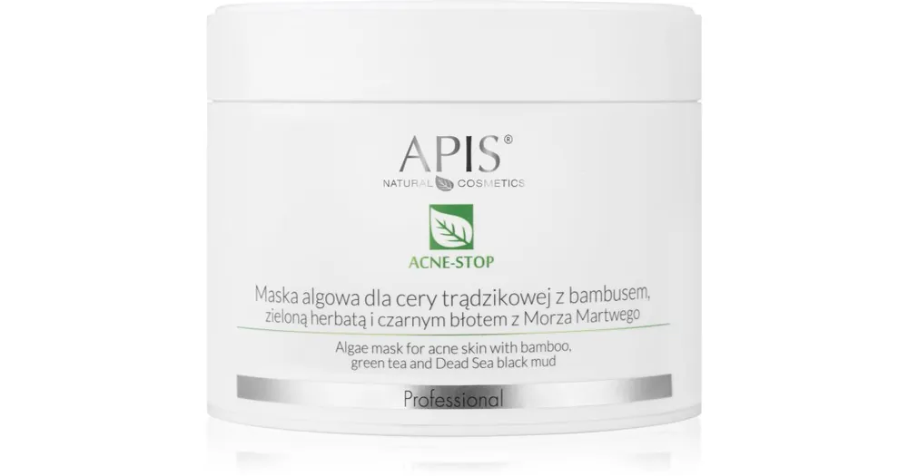 Apis Natural CosmeticsAcne-Stop Professional tisztító és lágyító maszk az aknéra hajlamos zsíros bőrre Legnépszerűbb
